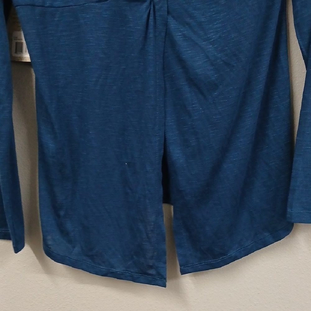 Balance Collection Teal Long Sleeve Top - Picture 7 of 7